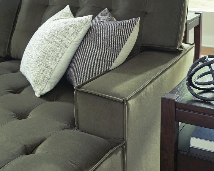 Caspian-Town 2-Piece Sectional with Chaise - Olive (5)
