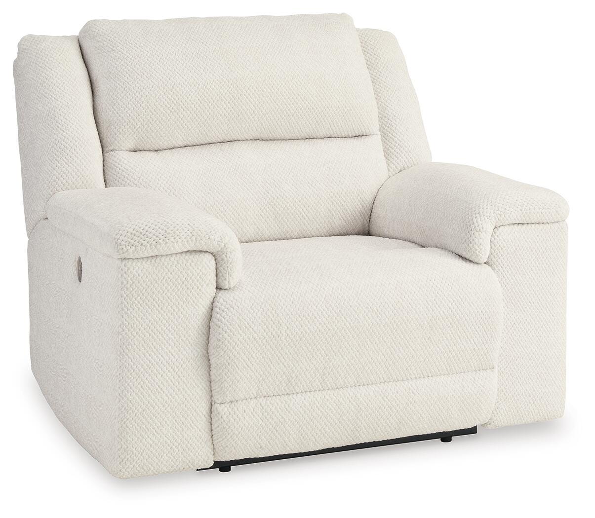 Keensburg Oversized Power Recliner - White (1)