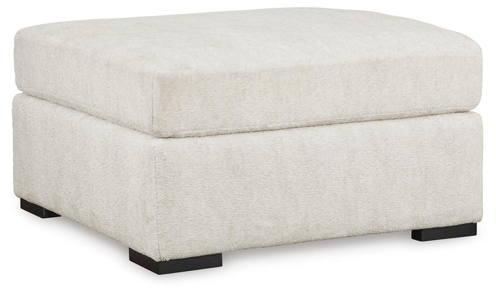 Chessington Oversized Accent Ottoman - White (1)