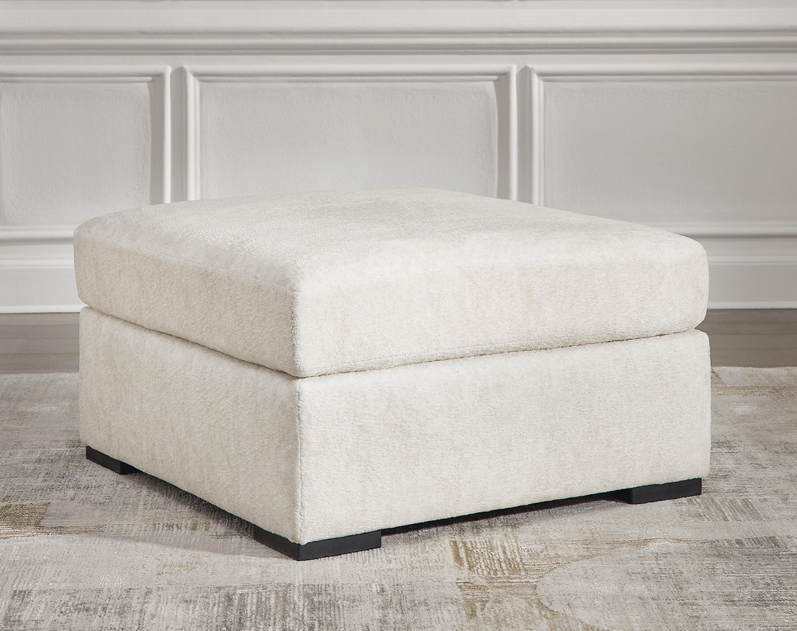 Chessington Oversized Accent Ottoman - White (2)
