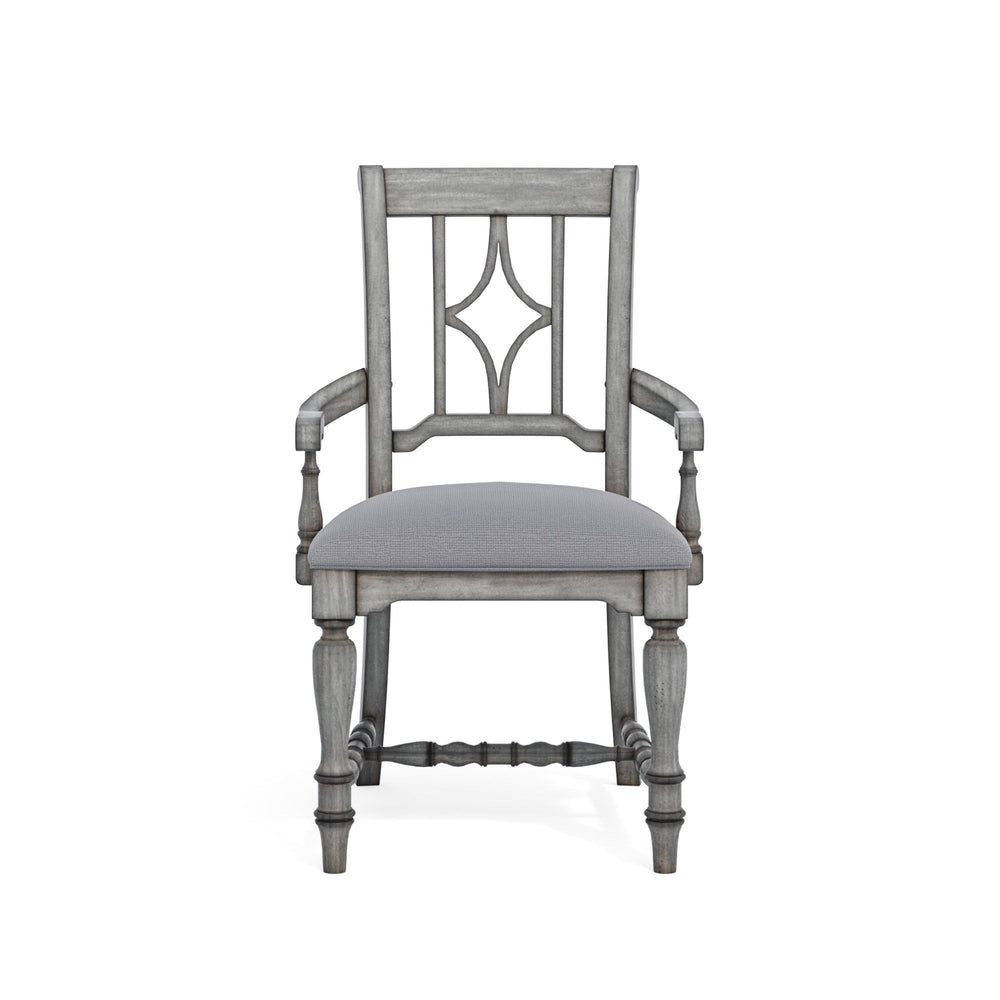 Plymouth Pair of Upholstered Arm Dining Chairs
