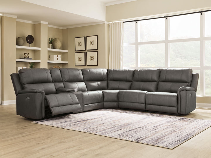 Bleckley - 6-Piece Power Reclining Sectional With LAF And RAF Recliners - Anchor by Ashley Furniture product image