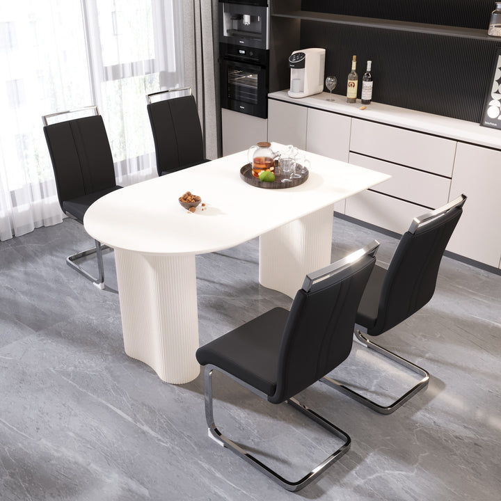 medieval-modern-black-dining-table-set-5-piece
