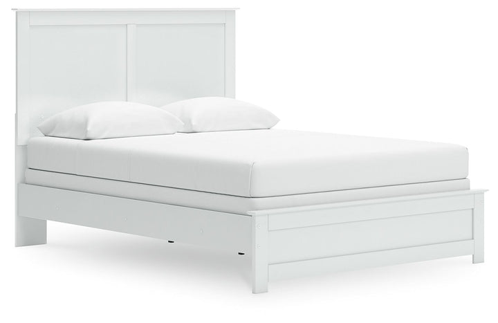 Bostwick Shoals - Queen Panel Bed With Framed Footboard - White by Ashley Furniture product image