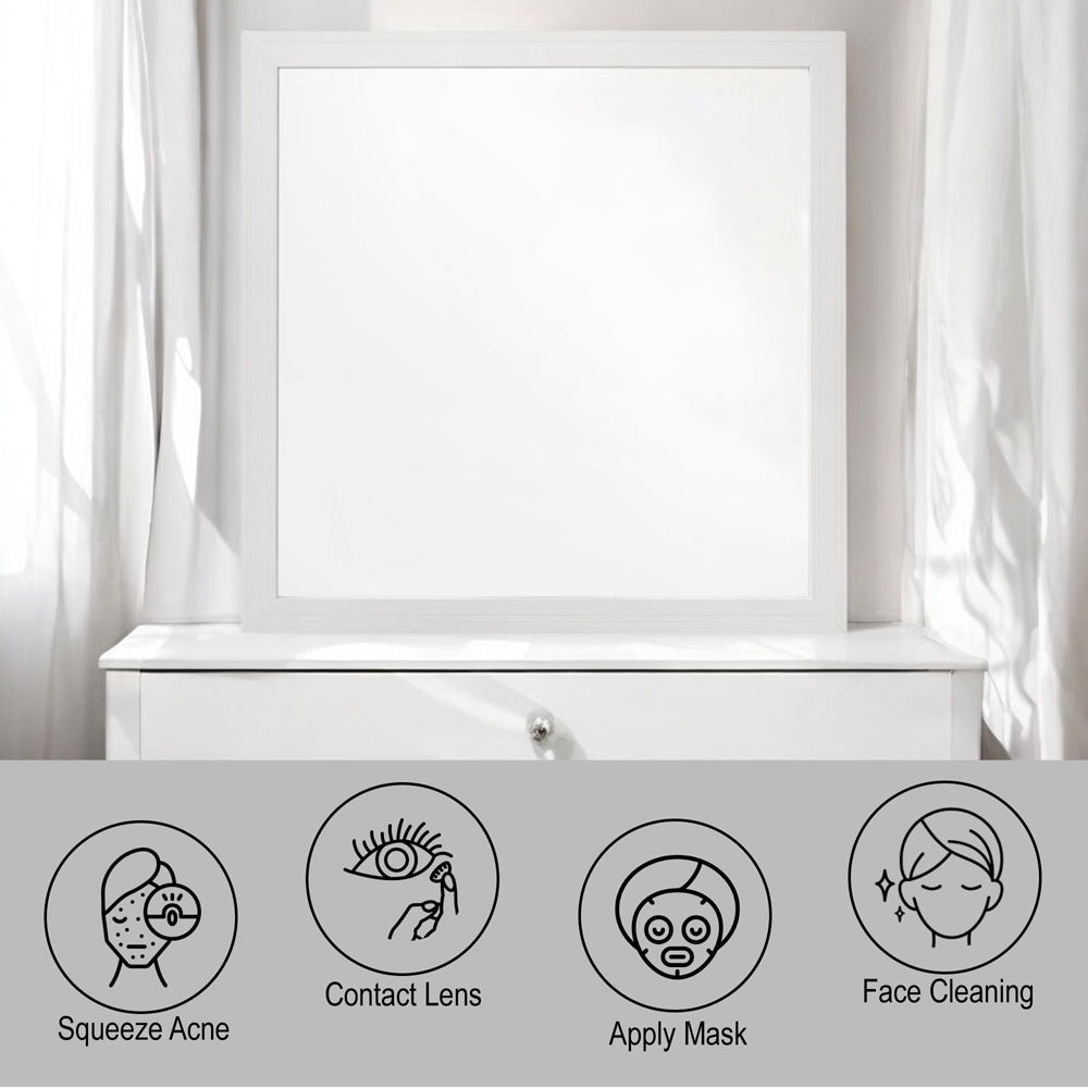 Casilda - Mirror - White
