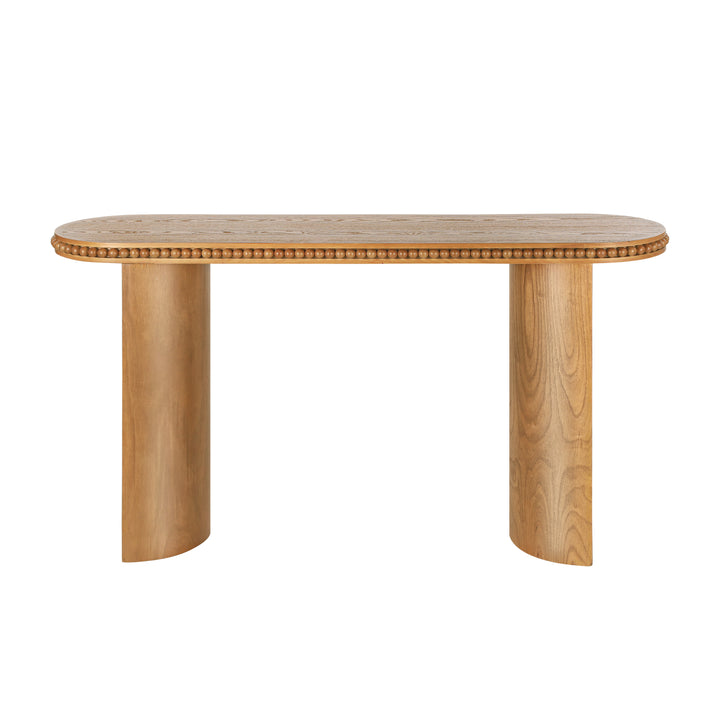mirod-vintage-console-table-with-beaded-trim-natural-wood-veneer-finish