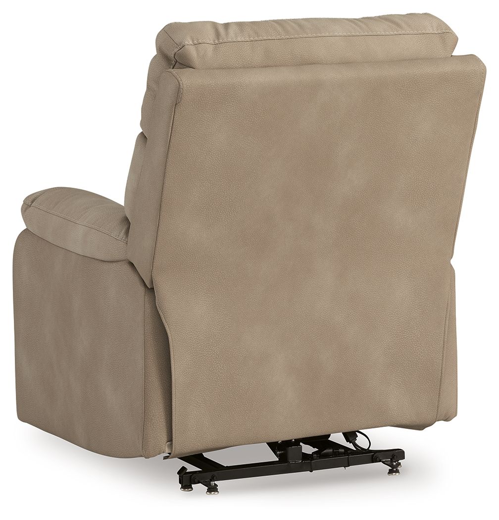Next-Gen Durapella Power Lift Recliner with Dual Motors & Faux Leather Upholstery - Sand