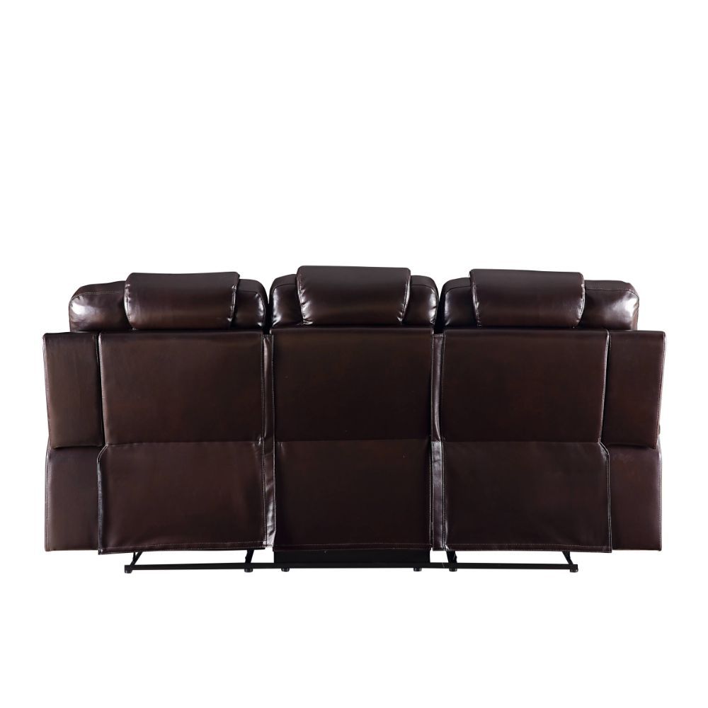 Braylon - Motion Sofa - Brown Synthetic Leather