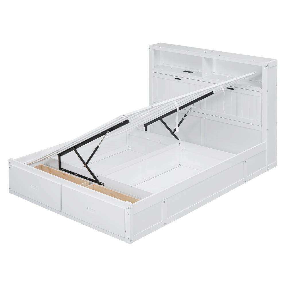 wood-queen-size-hydraulic-platform-bed-with-storage-led-headboard-charging-station-and-2-drawers