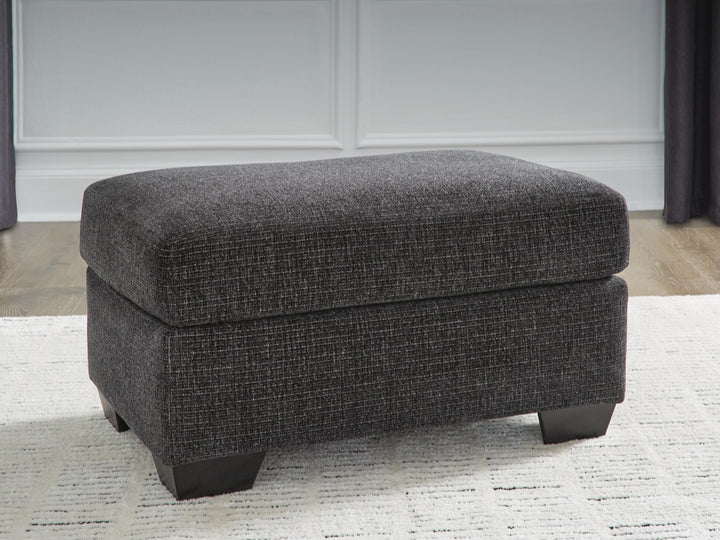 Loreo Ottoman - Black (2)