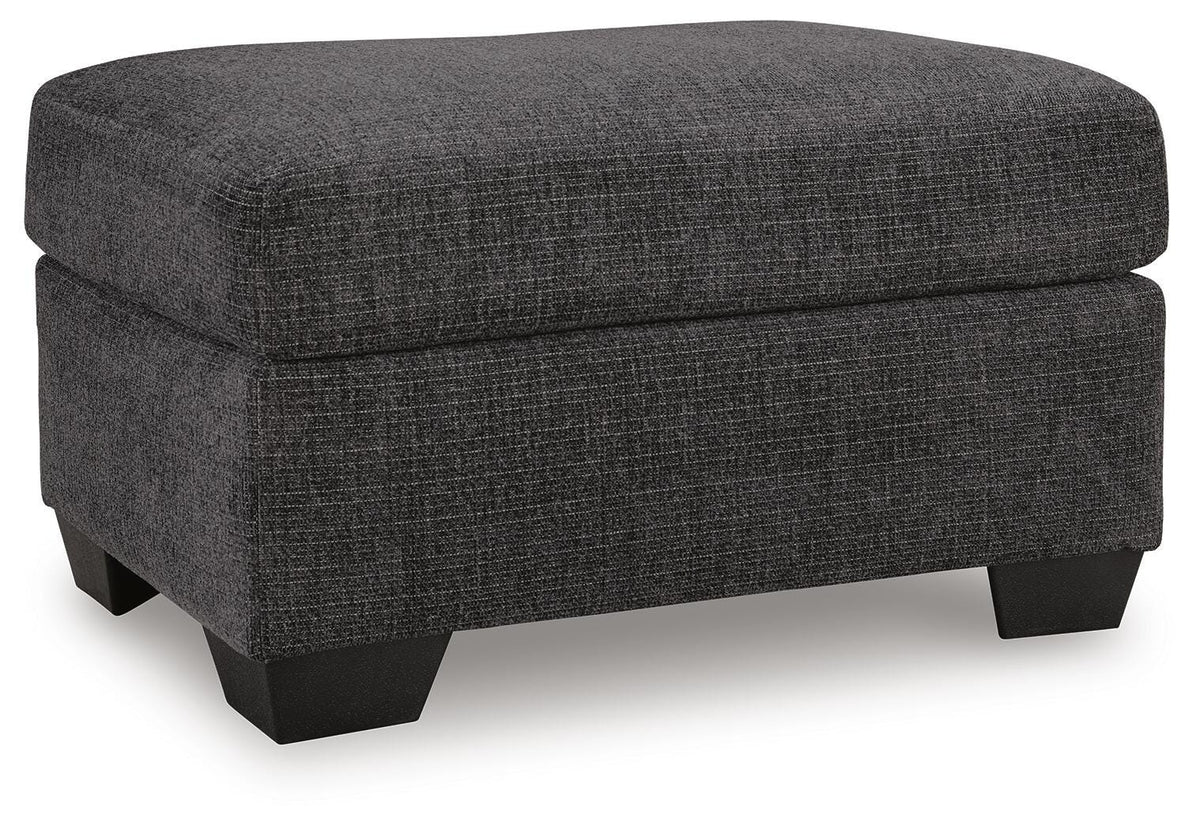 Loreo Ottoman - Black (1)
