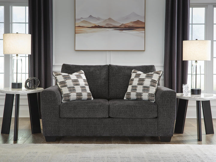 Loreo Loveseat - Black (2)