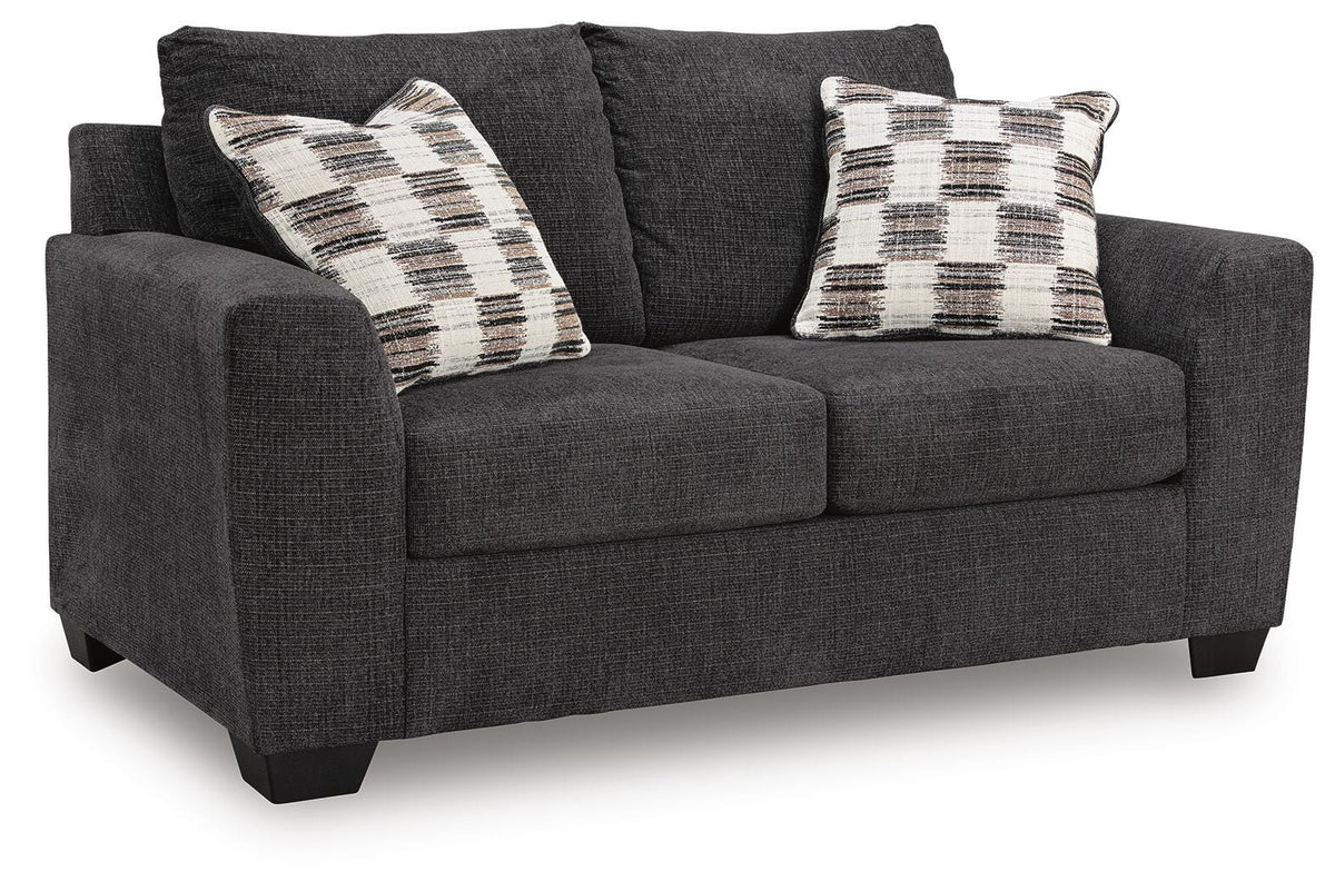 Loreo Loveseat - Black (1)