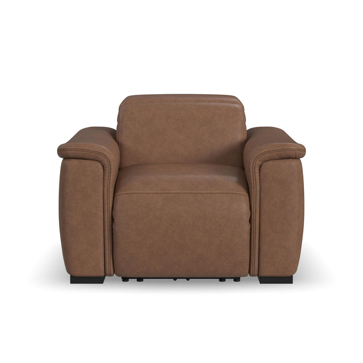 Camden Leather Power Recliner with Power Headrest