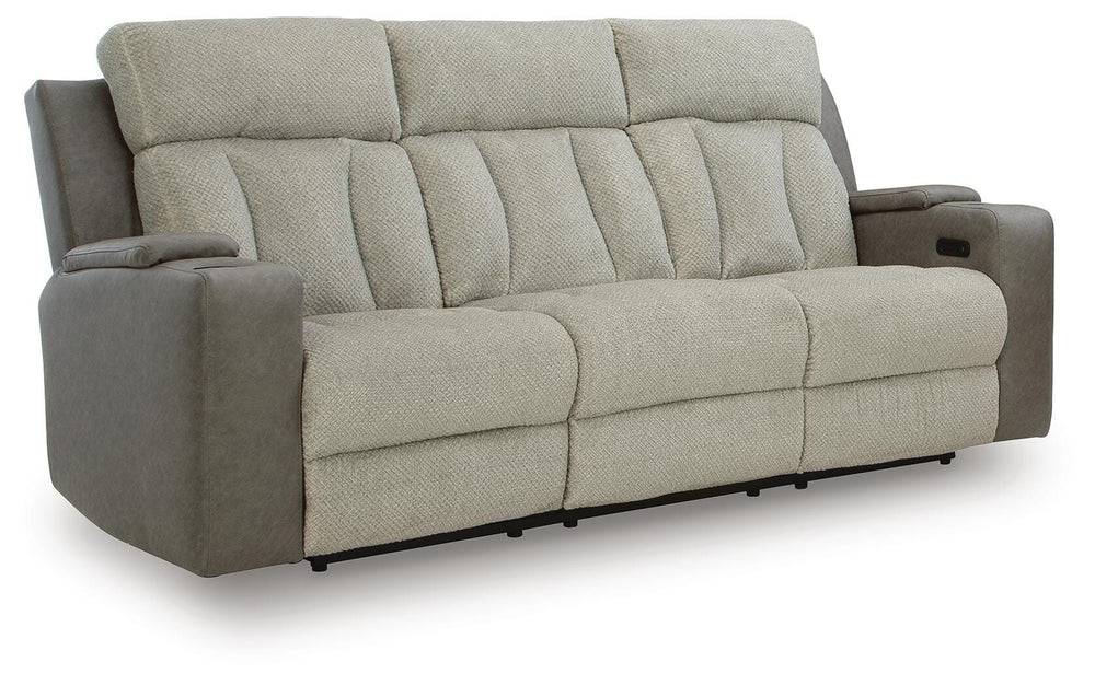 WhipLash Power Reclining Sofa - Dark Gray (1)