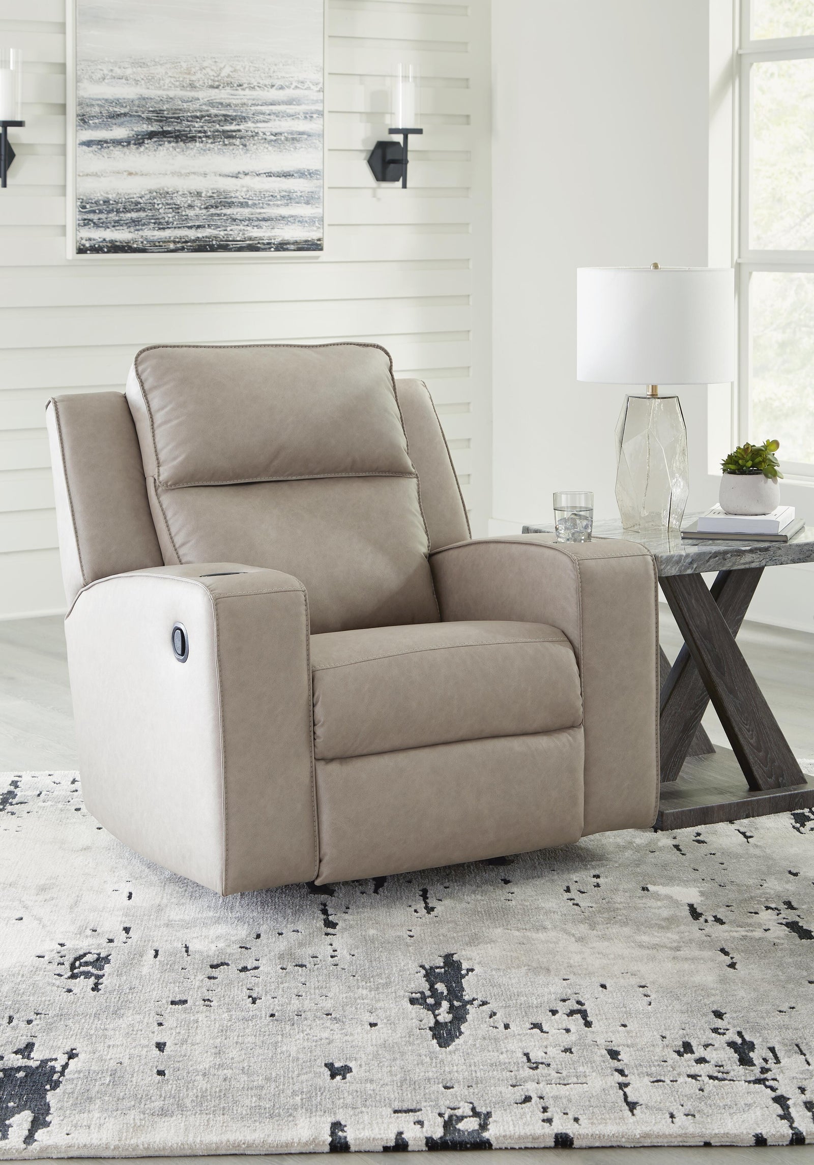 Lavenhorne Recliner - Pearl Silver (2)