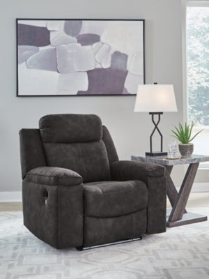 Brysonview Recliner - Dark Gray