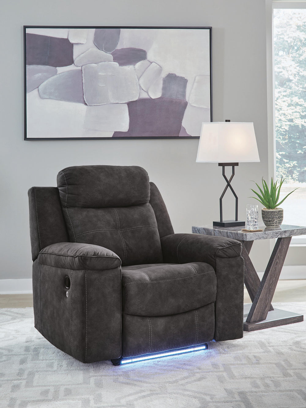 Brysonview Recliner - Dark Gray (9)