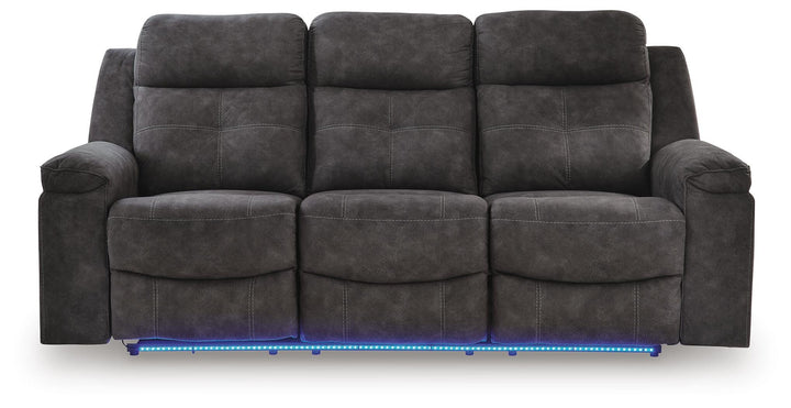 Brysonview Reclining Sofa - Dark Gray (5)