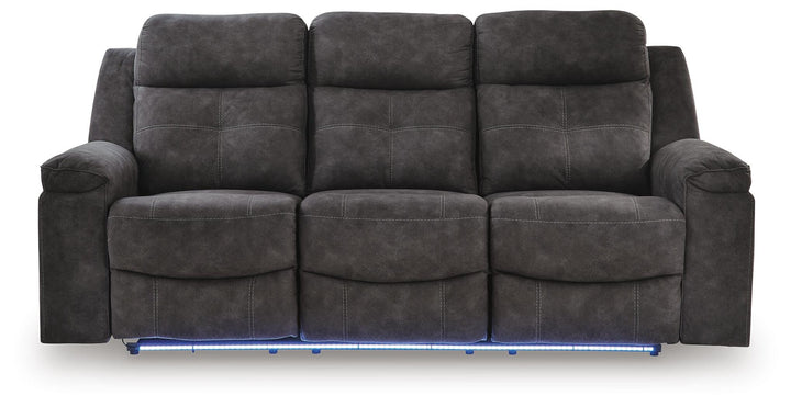 Brysonview Reclining Sofa - Dark Gray (4)
