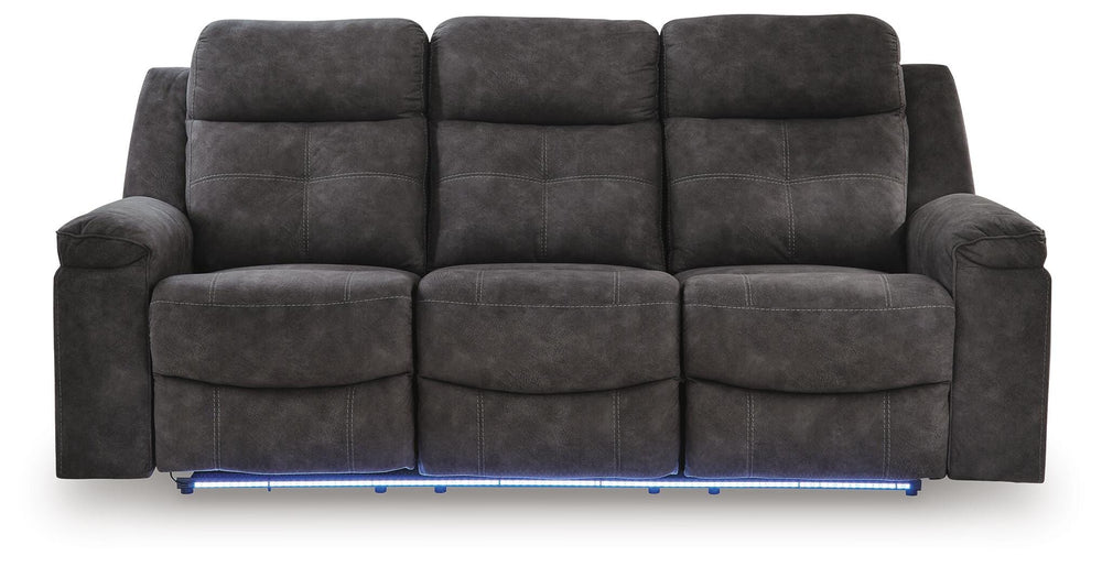 Brysonview Reclining Sofa - Dark Gray (4)