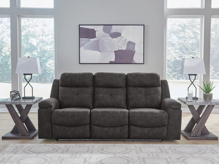 Brysonview Reclining Sofa - Dark Gray (2)