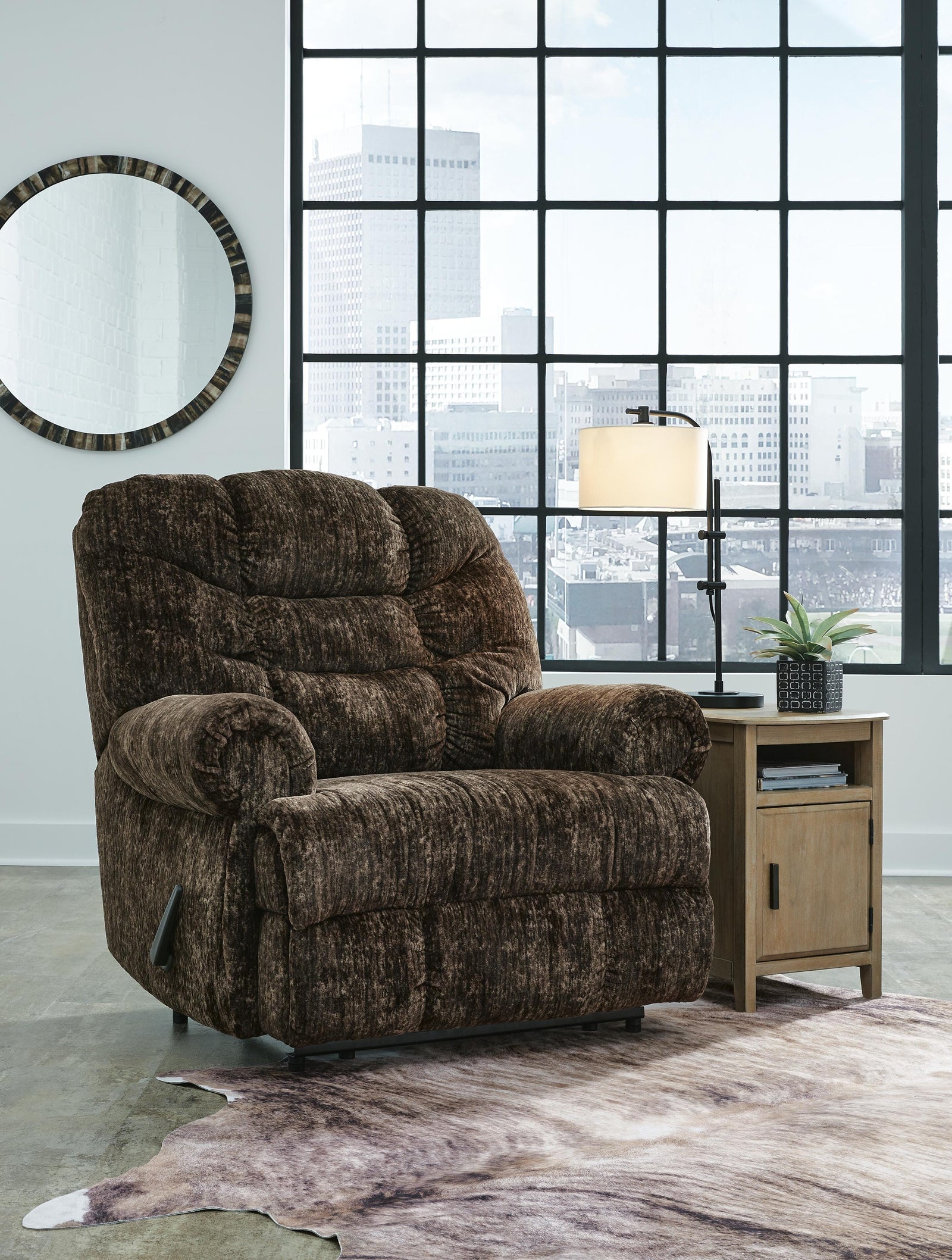 Movie Man Recliner - Dark Brown (2)