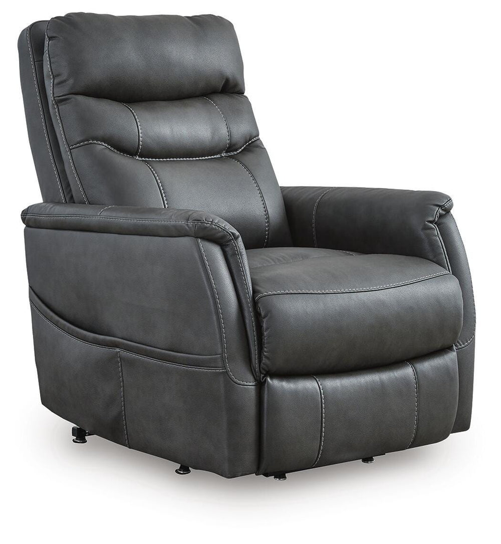 Strawbill Power Lift Recliner - Black (1)