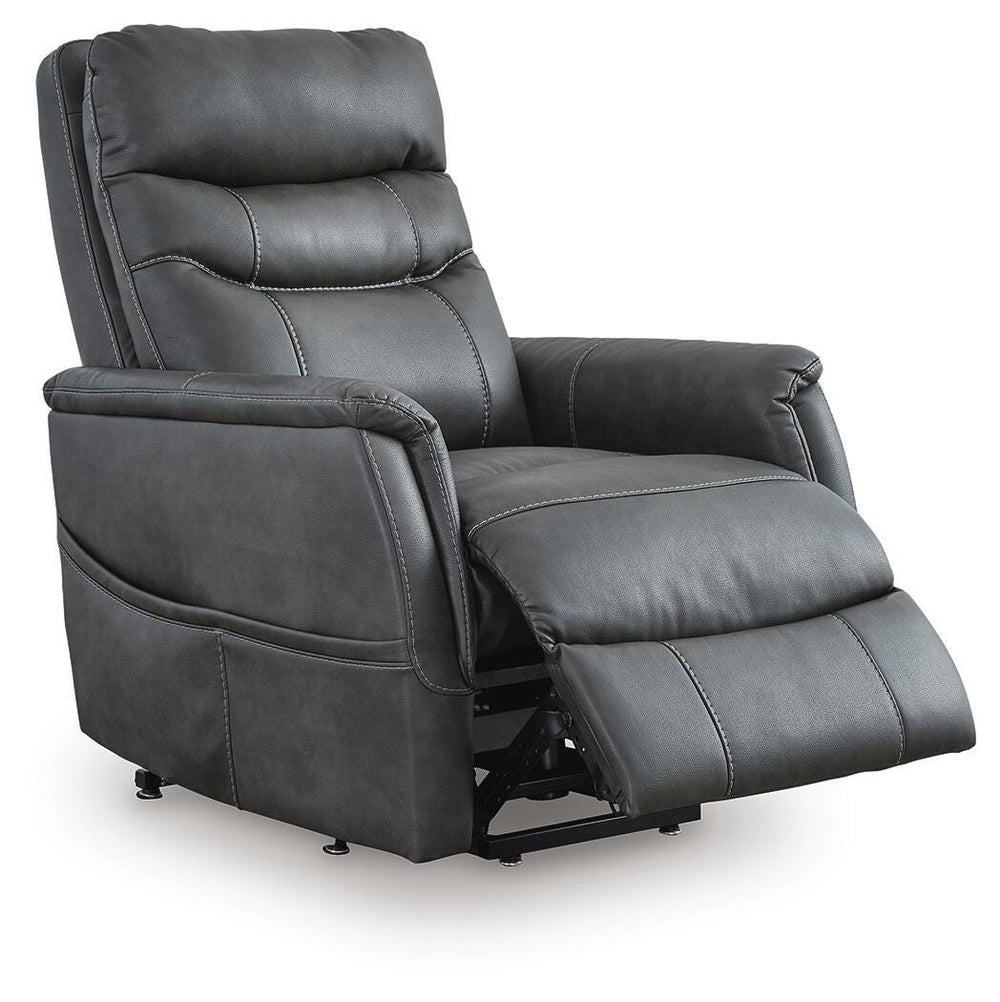 Strawbill Power Lift Recliner - Black (3)