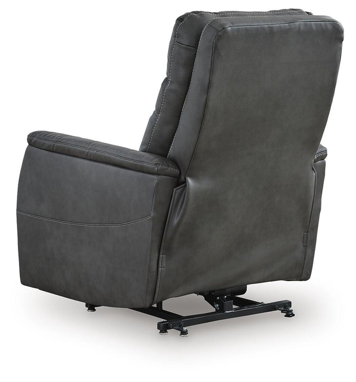 Strawbill Power Lift Recliner - Black (7)