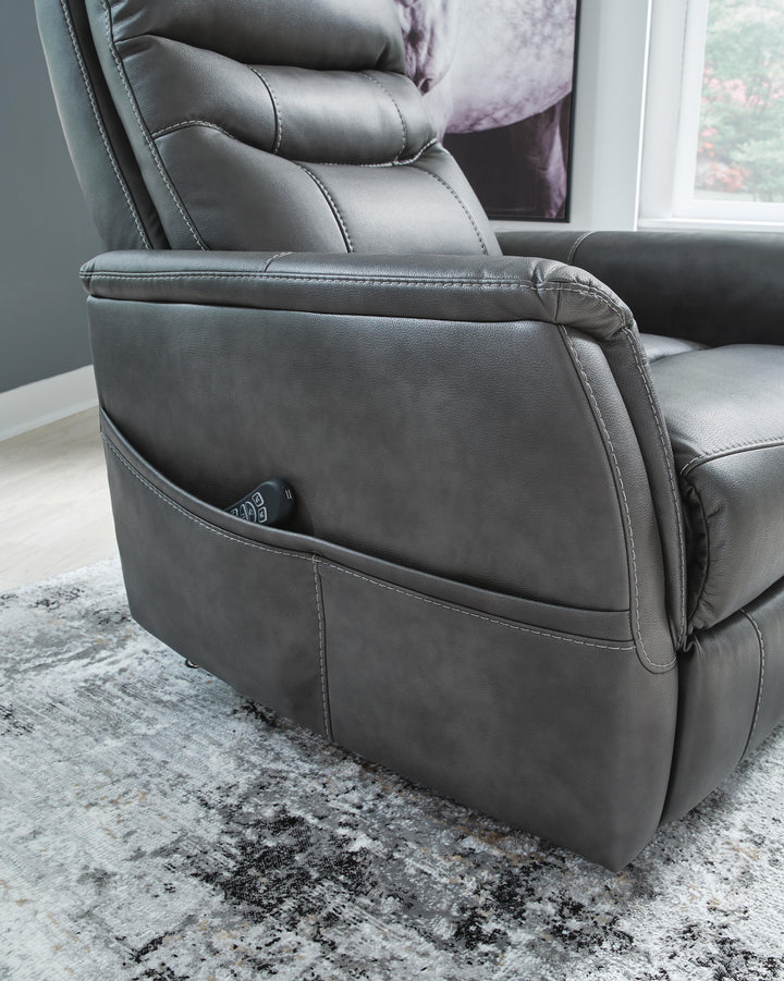 Strawbill Power Lift Recliner - Black (11)