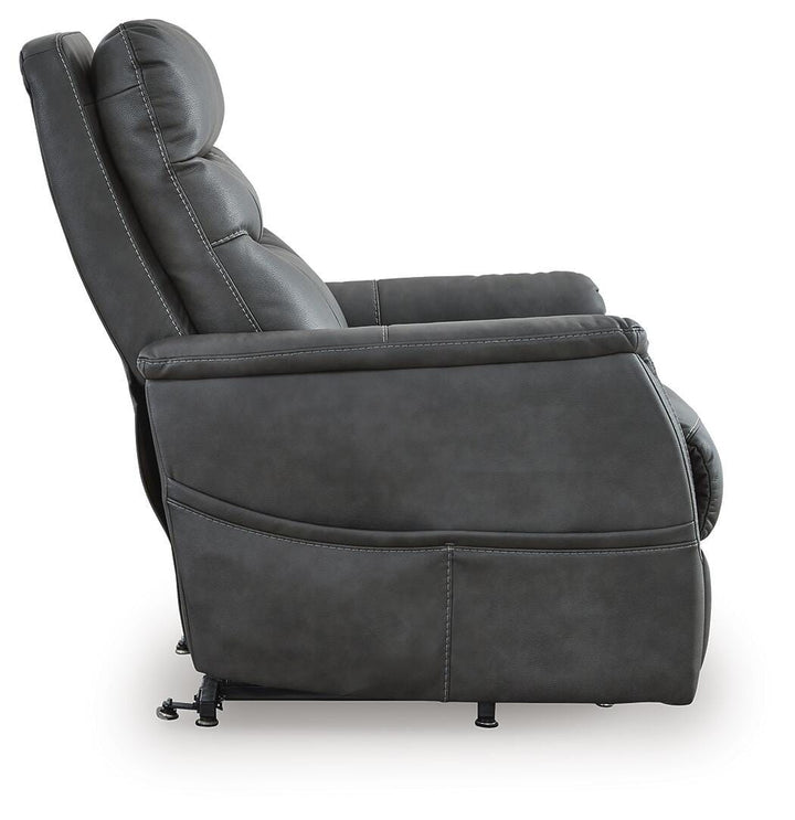 Strawbill Power Lift Recliner - Black (6)