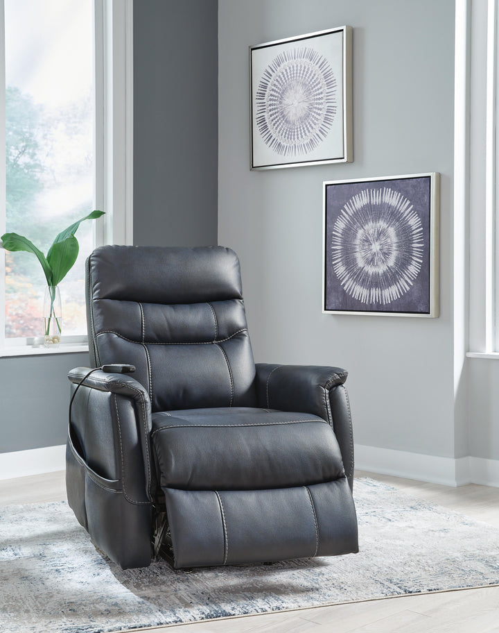 Strawbill Power Lift Recliner - Blue (9)