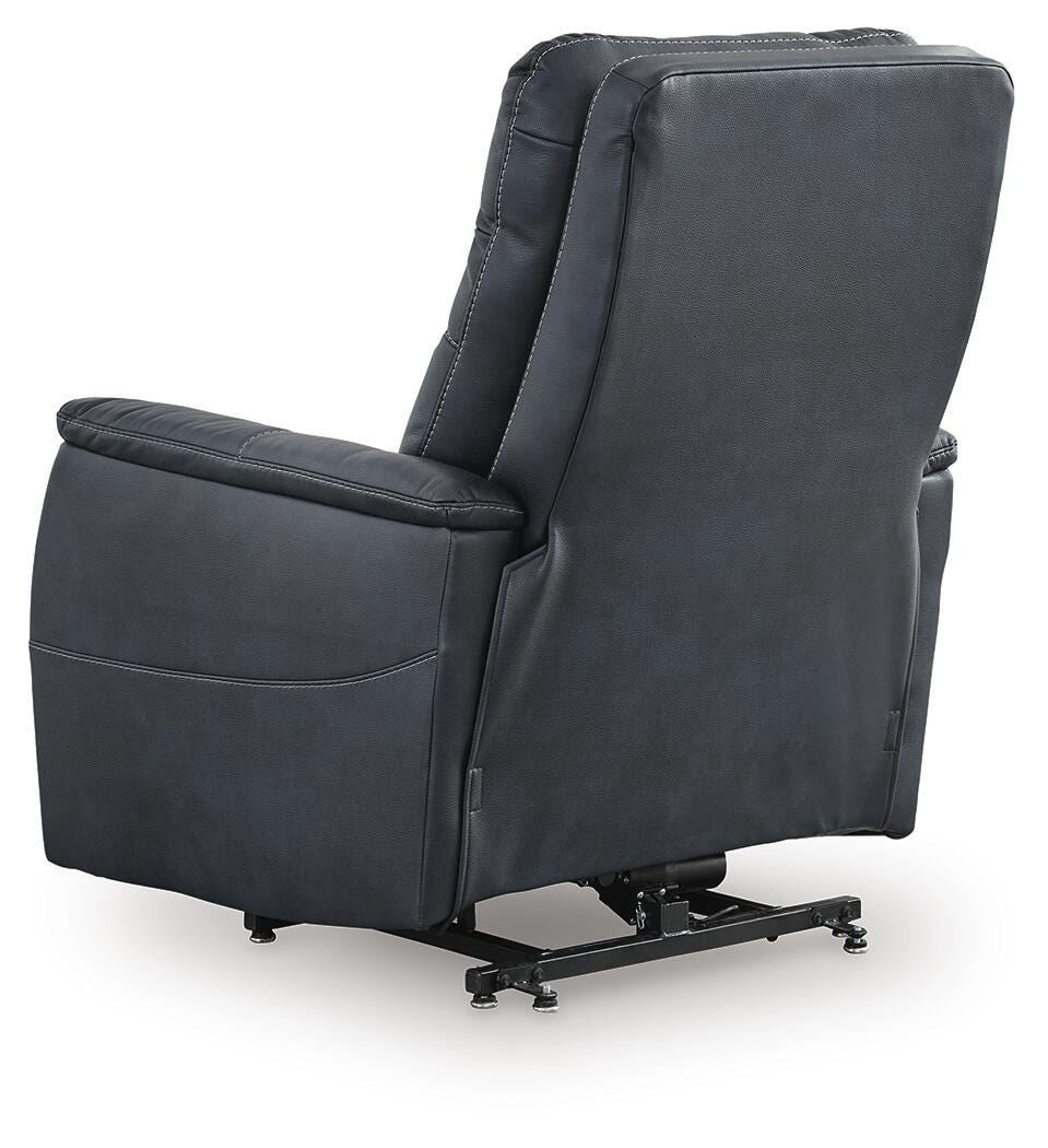 Strawbill Power Lift Recliner - Blue (7)