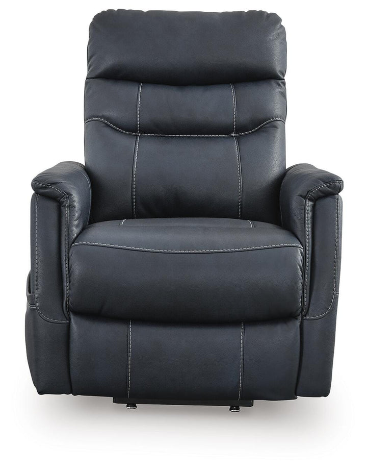 Strawbill Power Lift Recliner - Blue (4)