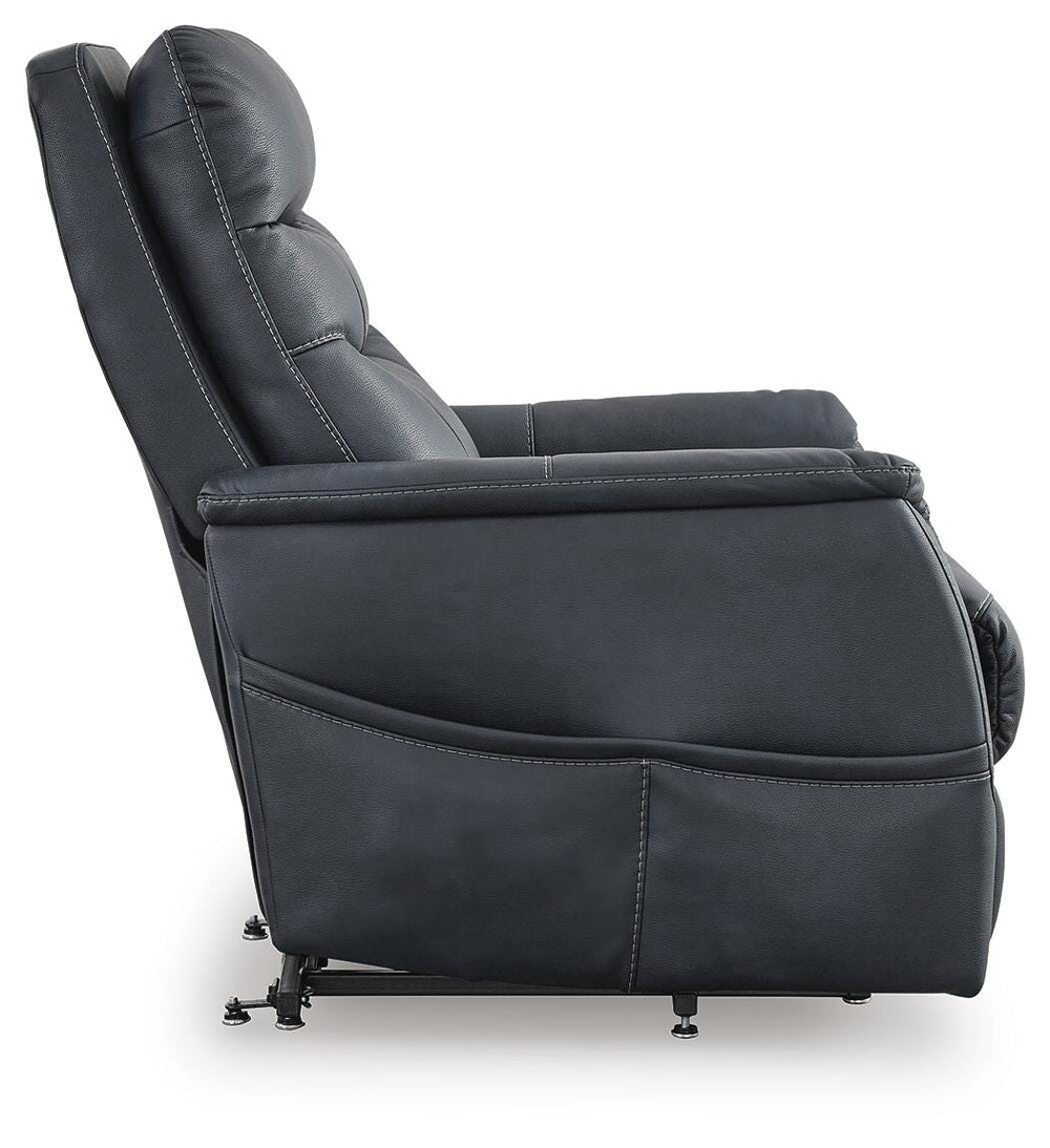 Strawbill Power Lift Recliner - Blue (6)