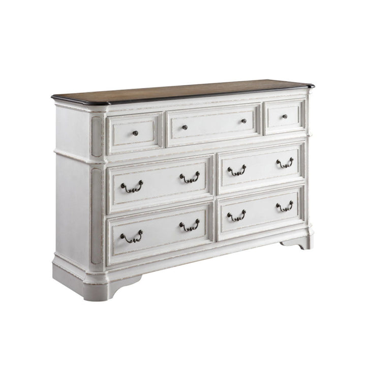 Florian - Dresser - Antique White & Oak