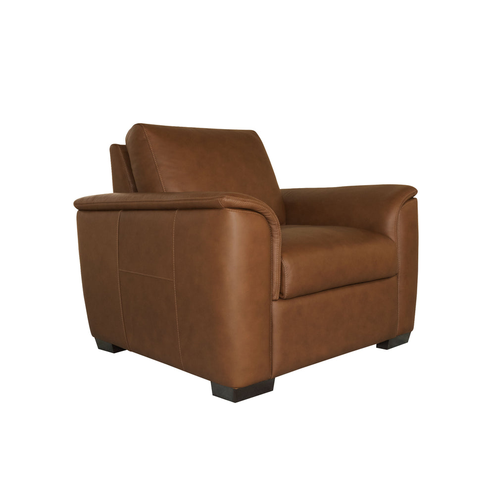 Henry Leather Chair in Caramel