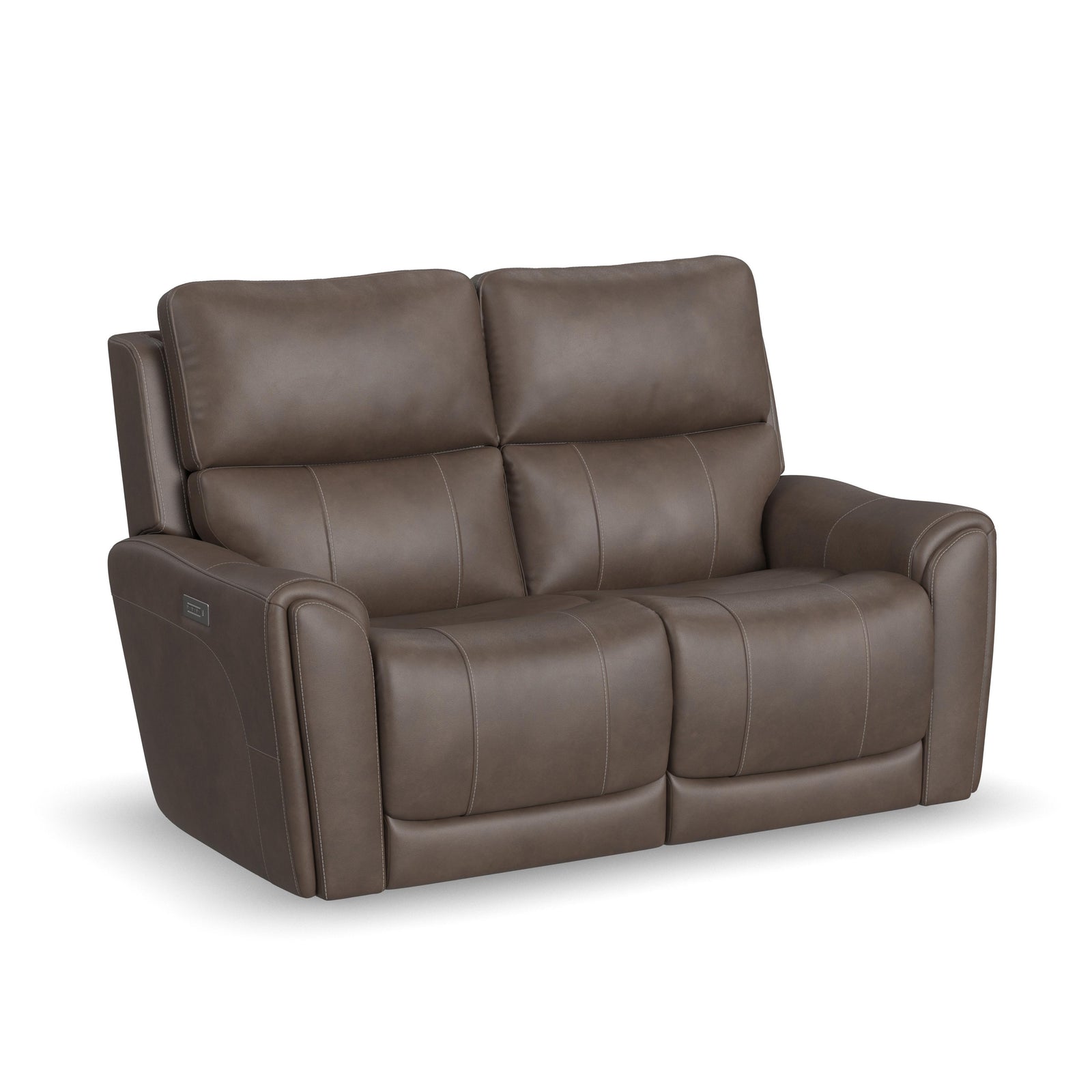 Carter  Power Reclining Loveseat With Power Headrests & Lumbar  Cappuccino