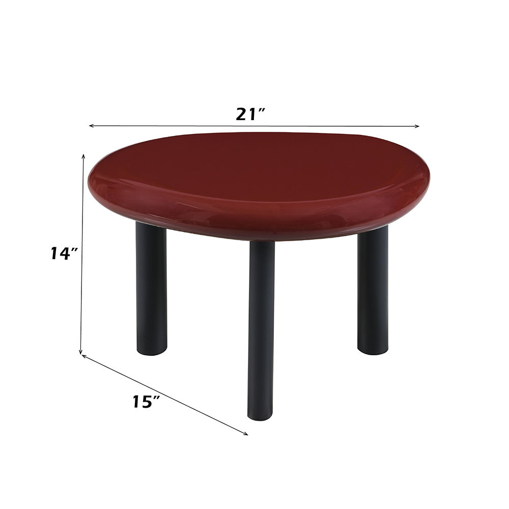 Eddie - End Table - Red High Gloss