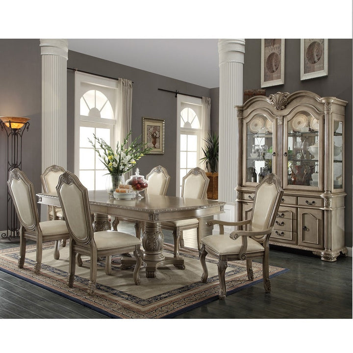 Chateau De Ville Dining Table in Antique White - lifestyle