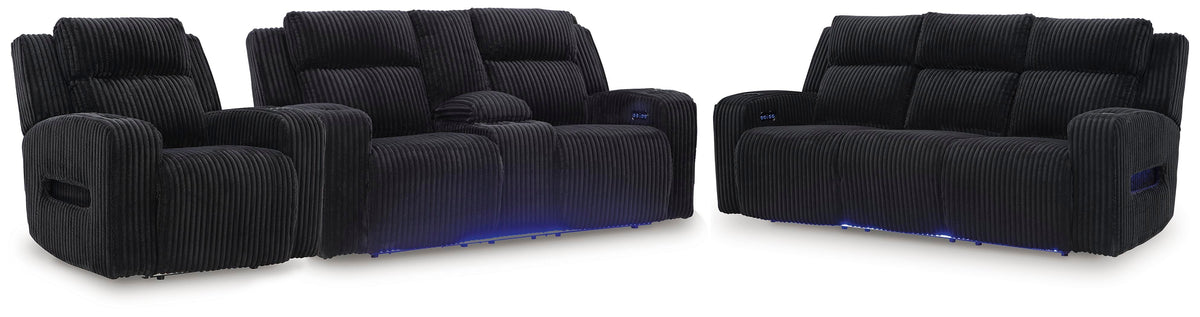 Belvarrow Power Reclining Sofa, Loveseat and Recliner (1)
