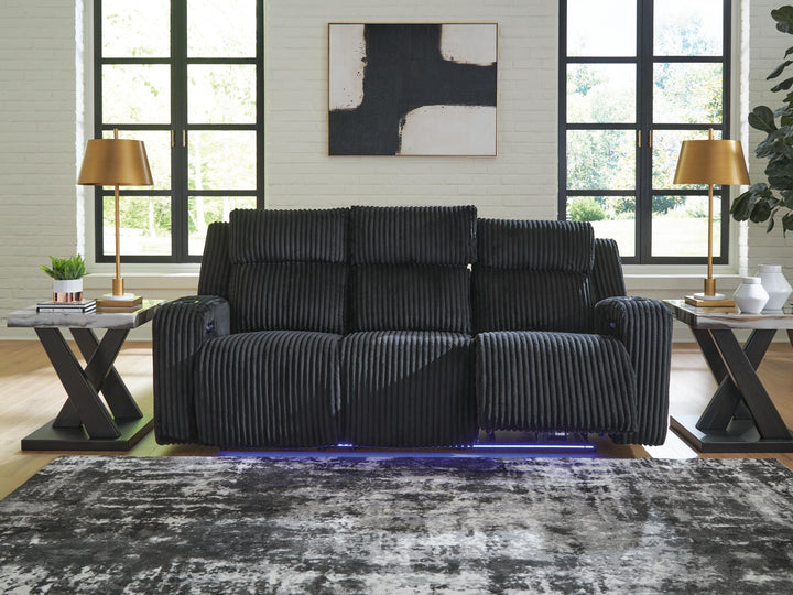 Forest Lake Power Reclining Sofa with Adjustable Headrest (2)