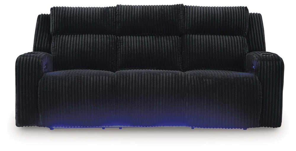 Belvarrow Power Reclining Sofa and Power Recliner - Black (7)