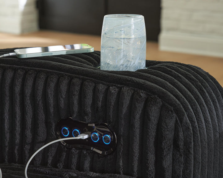 Forest Lake Power Reclining Sofa with Adjustable Headrest (10)