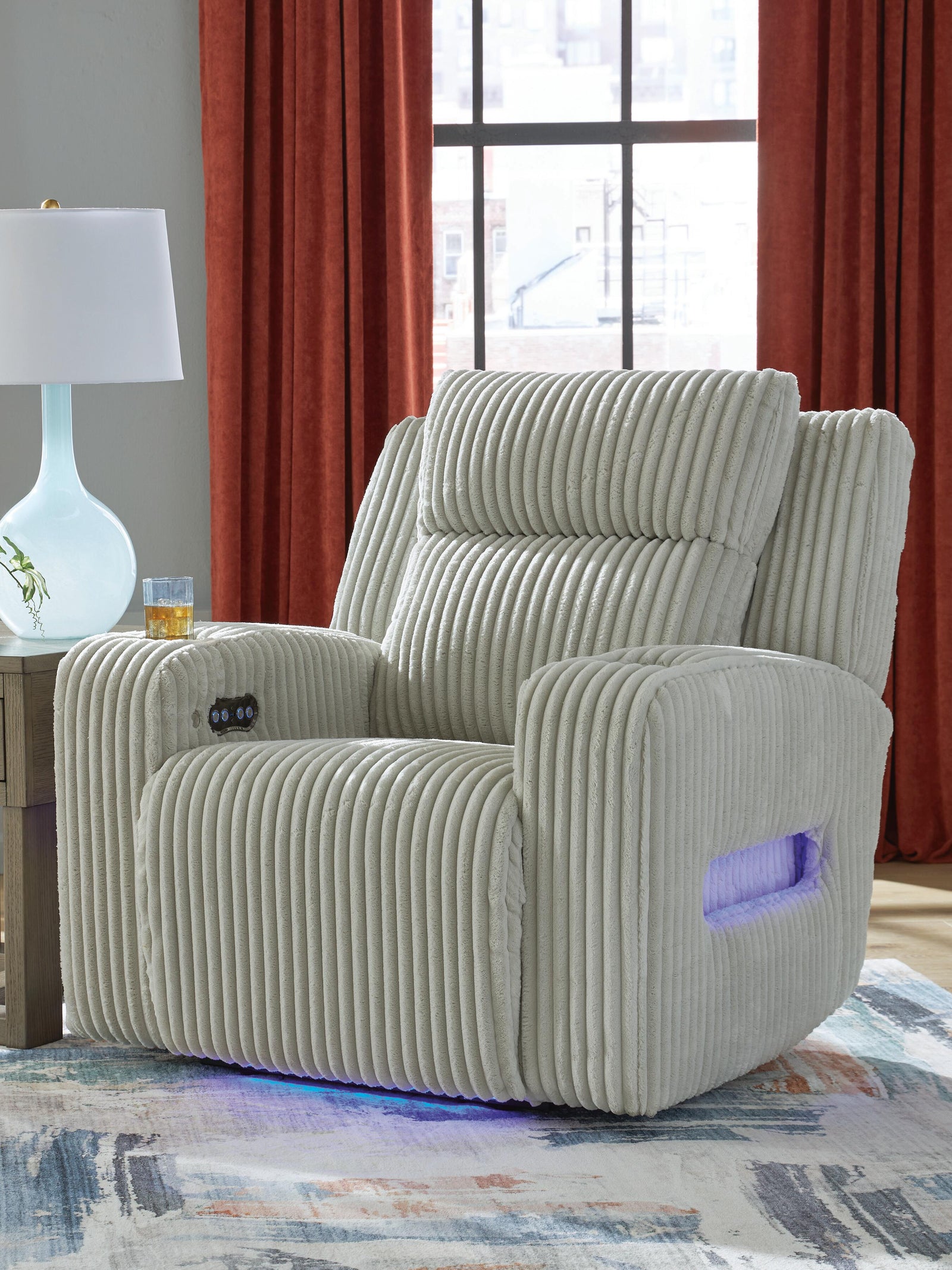 Forest Lake Power Recliner - Gray (2)