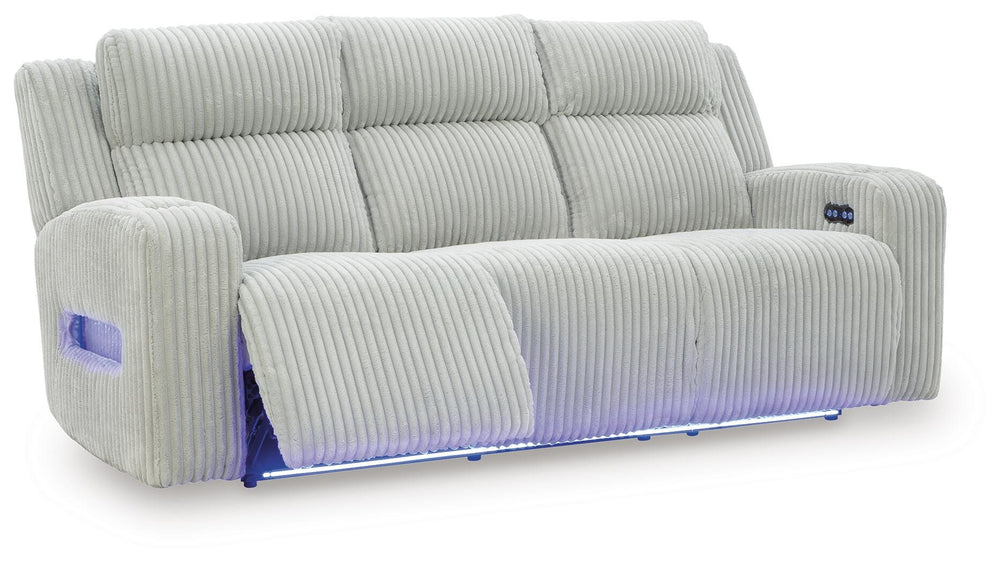 Forest Lake Power Reclining Sofa - Gray (3)