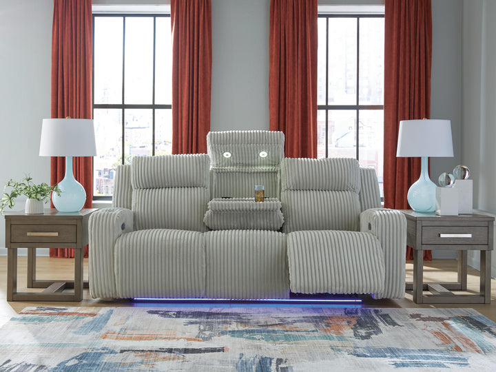 Forest Lake Power Reclining Sofa - Gray (8)