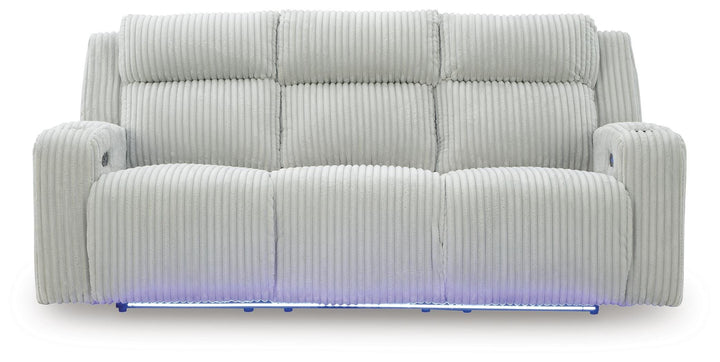 Forest Lake Power Reclining Sofa - Gray (5)