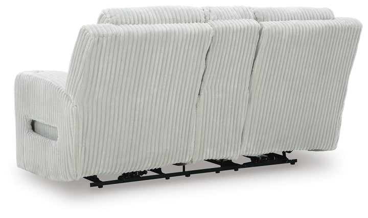 Forest Lake Power Reclining Loveseat with Console - Gray (7)